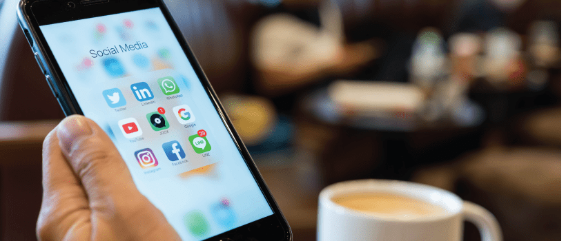 social media companies on smartphone