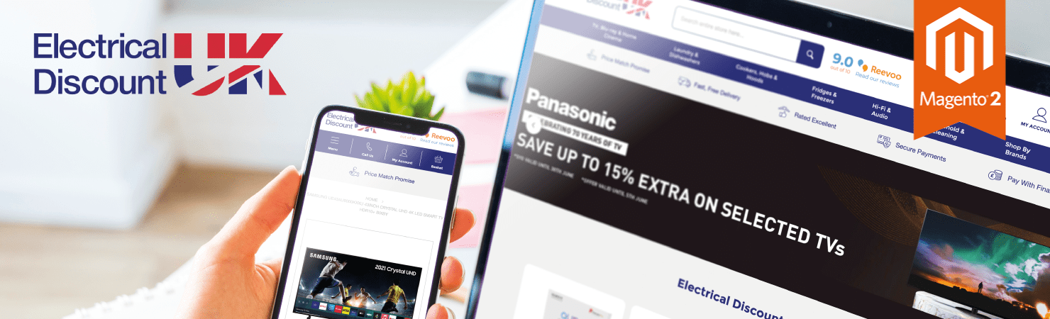 Electrical Discount UK re-energised by new website from 21Digital