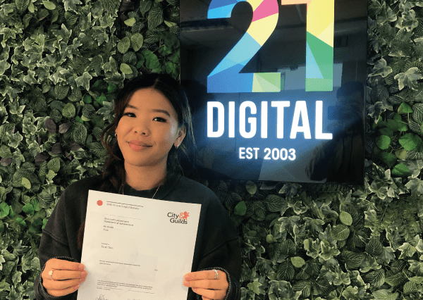 21Digital takes talented apprentice on full-time