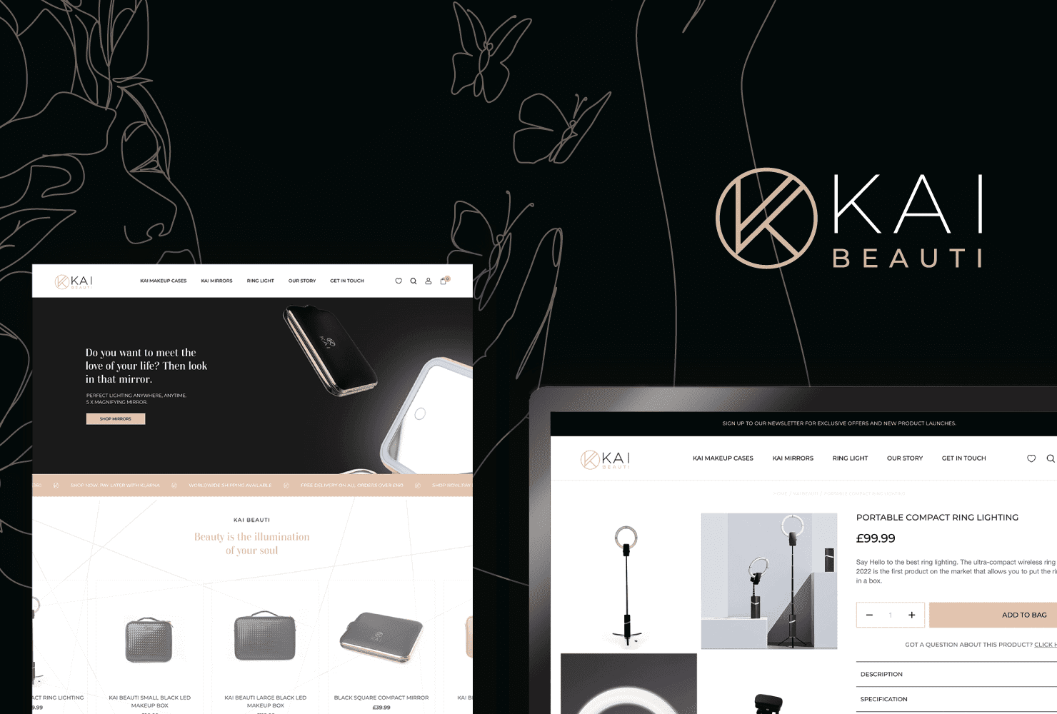 WooCommerce Web Design - KAI Beauti